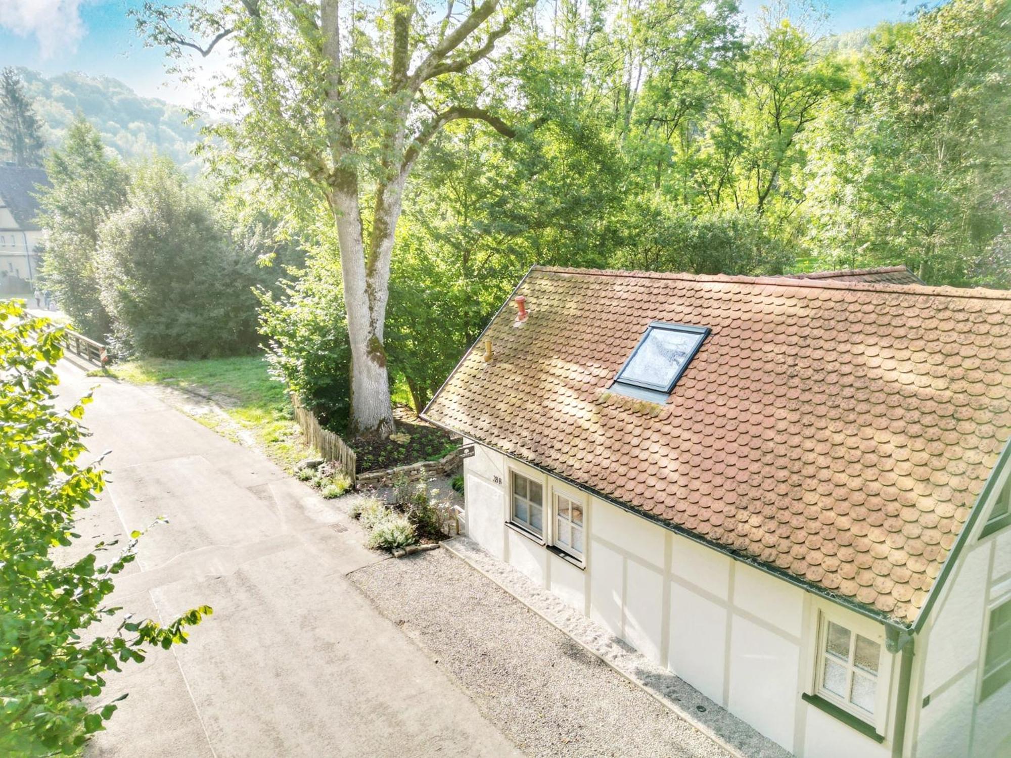 Tauberchalet I Boutique-Ferienhaus Mit Sauna, Whirlpool & Natur I 10Min Walk To Historic Old Town Rothenburg ob der Tauber Exterior foto
